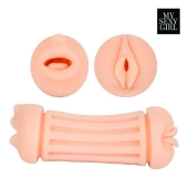 Двусторонний мастурбатор - ротик и вагина - Bior toys - в Астрахани купить с доставкой