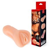 Телесный реалистичный мастурбатор в виде вагины - Bior toys - в Астрахани купить с доставкой