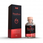 Массажный гель с ароматом клубники Strawberry - 30 мл. - INTT - купить с доставкой в Астрахани