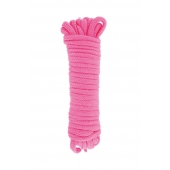Розовая веревка для связывания Sweet Caress Rope - 10 метров - Sweet Caress - купить с доставкой в Астрахани