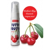Гель-смазка Tutti-frutti с вишнёвым вкусом - 30 гр. - Биоритм - купить с доставкой в Астрахани