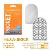 Карманный мастурбатор HEXA-BRICK - Tenga - в Астрахани купить с доставкой