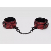 Красно-черные наручники Reversible Faux Leather Wrist Cuffs - Fifty Shades of Grey - купить с доставкой в Астрахани