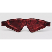 Двусторонняя красно-черная маска на глаза Reversible Faux Leather Blindfold - Fifty Shades of Grey - купить с доставкой в Астрахани