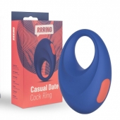 Синее эрекционное кольцо RRRING Casual Date Cock Ring - FeelzToys - в Астрахани купить с доставкой