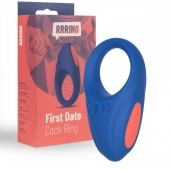 Синее эрекционное кольцо RRRING First Date Cock Ring - FeelzToys - в Астрахани купить с доставкой
