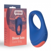 Синее эрекционное кольцо RRRING Dinner Date Cock Ring - FeelzToys - в Астрахани купить с доставкой