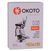 Набор из 4 презервативов OKOTO MegaMIX - Sitabella - купить с доставкой в Астрахани