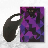 Черное эрекционное виброкольцо Thor Cockring - FeelzToys - в Астрахани купить с доставкой