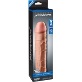 Телесная насадка Fantasy X-tensions Perfect 2  Extension - 20,3 см. - Pipedream - в Астрахани купить с доставкой
