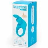 Голубое эрекционное виброкольцо Happy Rabbit Rechargeable Rabbit Cock Ring - Happy Rabbit - в Астрахани купить с доставкой