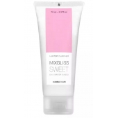 Смазка на водной основе Mixgliss Sweet с ароматом бабл-гам - 70 мл. - Mixgliss - купить с доставкой в Астрахани