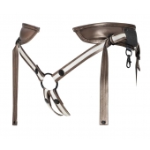Бронзовый пояс для насадок Desirous Harness - Strap-on-me - купить с доставкой в Астрахани