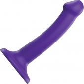 Фиолетовый фаллоимитатор-насадка Strap-On-Me Dildo Dual Density size S - 17 см. - Strap-on-me - купить с доставкой в Астрахани