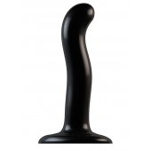 Черный фаллоимитатор-насадка Strap-On-Me P G spot Dildo size S - 16,4 см. - Strap-on-me - купить с доставкой в Астрахани