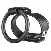 Двойное кольцо выносливости на пенис DUAL STAMINA RING - BlueLine - в Астрахани купить с доставкой