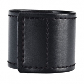 Хомут-утяжка для мошонки из искусственной кожи на липучке VELCRO BALL STRETCHER- 4 см. - BlueLine - в Астрахани купить с доставкой