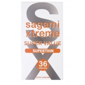 Ультратонкие презервативы Sagami Xtreme Superthin - 36 шт. - Sagami - купить с доставкой в Астрахани