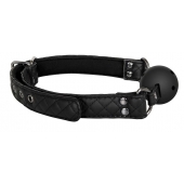 Черный кляп-шарик BALL GAG DIAMOND - Dream Toys - купить с доставкой в Астрахани