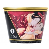 Массажная  свеча Sparkling Strawberry Wine с ароматом клубничного вина - 170 мл. - Shunga - купить с доставкой в Астрахани