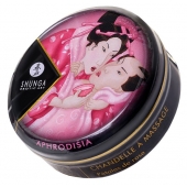 Массажная свеча Rose Petals с ароматом розы - 30 мл. - Shunga - купить с доставкой в Астрахани