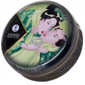 Массажная свеча Exotic Green Tea с ароматом зелёного чая - 30 мл. - Shunga - купить с доставкой в Астрахани