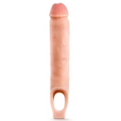 Телесная насадка-удлинитель 11.5 Inch Silicone Cock Sheath Penis Extender - 29,2 см. - Blush Novelties - в Астрахани купить с доставкой
