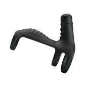 Черная вибронасадка на пенис Vibrating Penis Sling - Baile - в Астрахани купить с доставкой