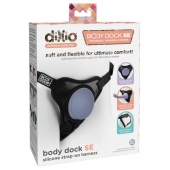 Черные трусики для страпона Body Dock SE на регулируемых ремнях - Pipedream - купить с доставкой в Астрахани