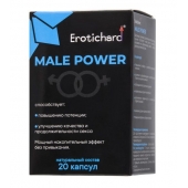 Капсулы для мужчин Erotichard male power - 20 капсул (0,370 гр.) - Erotic Hard - купить с доставкой в Астрахани
