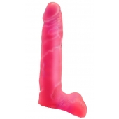 Розовая насадка-фаллос для трусиков Harness - 16,5 см. - LOVETOY (А-Полимер) - купить с доставкой в Астрахани