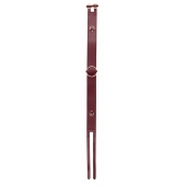 Бордовый ремень Halo Waist Belt - размер L-XL - Shots Media BV - купить с доставкой в Астрахани
