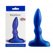 Синий анальный стимулятор Beginners p-spot massager - 11 см. - Lola Games - в Астрахани купить с доставкой