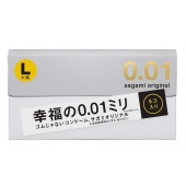 Презервативы Sagami Original 0.02 L-size увеличенного размера - 5 шт. - Sagami - купить с доставкой в Астрахани
