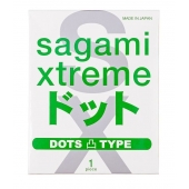 Презерватив Sagami Xtreme Type-E с точками - 1 шт. - Sagami - купить с доставкой в Астрахани