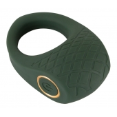 Зеленое эрекционное виброкольцо Luxurious Vibro Cock Ring - Orion - в Астрахани купить с доставкой