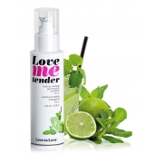 Съедобное согревающее массажное масло Love Me Tender Mojito с ароматом мохито - 100 мл. - Love to Love - купить с доставкой в Астрахани