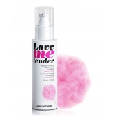 Съедобное согревающее массажное масло Love Me Tender Cotton Candy с ароматом сладкой ваты - 100 мл. - Love to Love - купить с доставкой в Астрахани