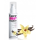 Съедобное согревающее массажное масло Love Me Tender Vanilla с ароматом ванили - 100 мл. - Love to Love - купить с доставкой в Астрахани