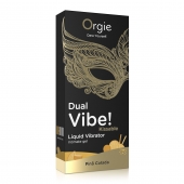 Съедобный гель Dual Vibe Pina Colada с эффектом вибрации и вкусом коктейля пина колада - 15 мл. - ORGIE - купить с доставкой в Астрахани