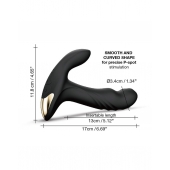 Черный вибромассажер простаты Multi P-Joy с 3 моторами - Dorcel - в Астрахани купить с доставкой