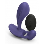 Темно-синий вибромассажер Witty P G Vibrator with Remote Control - Love to Love - в Астрахани купить с доставкой