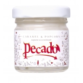 Массажная свеча Caramel   Popcorn - 35 мл. - Pecado - купить с доставкой в Астрахани