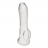 Прозрачная насадка на пенис Transparent Penis Enhancing Sleeve Extension - 15,9 см. - BlueLine - в Астрахани купить с доставкой