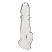 Прозрачная насадка для пениса Girthy Penis Enhancing Sleeve Extension - 17,1 см. - BlueLine - в Астрахани купить с доставкой