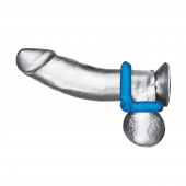 Комплект из 2 эрекционных колец-восьмерок 2-Pack Duo Cock And Ball Stamina Enhancement Ring - BlueLine - в Астрахани купить с доставкой