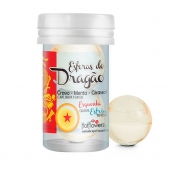Интимный гель Esferas do Dragao Hot Ball с охлаждающе-разогревающим эффектом (2 шарика по 3 гр.) - HotFlowers - купить с доставкой в Астрахани