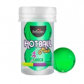 Лубрикант на силиконовой основе Hot Ball Plus с покалывающим эффектом (2 шарика по 3 гр.) - HotFlowers - купить с доставкой в Астрахани