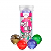 Ароматизированный лубрикант Hot Ball Mix на масляной основе (4 шарика по 3 гр.) - HotFlowers - купить с доставкой в Астрахани