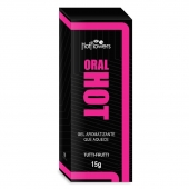 Гель для оральных ласк Oral Hot с согревающим эффектом - 15 гр. - HotFlowers - купить с доставкой в Астрахани